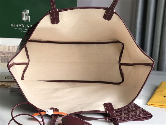 Go*ard saint l0*is pm bag in Go*ardine canvas & chevroches calfskin