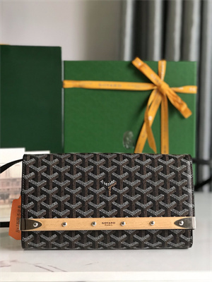 Go*ard monte-carlo pm clutch Go*ardine canvas & cervon calfskin