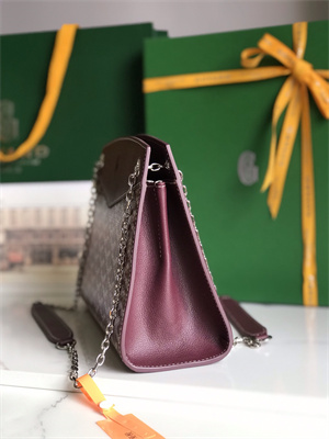 Go*ard rouette structure pm bag in Go*ardine canvas & chevroches calfskin