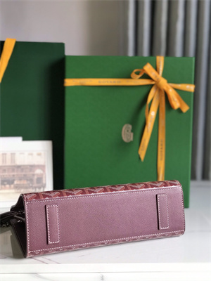 Go*ard rouette structure pm bag in Go*ardine canvas & chevroches calfskin