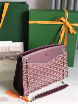 Go*ard rouette structure pm bag in Go*ardine canvas & chevroches calfskin