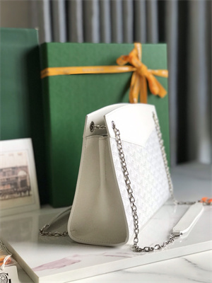 Go*ard rouette structure pm bag in Go*ardine canvas & chevroches calfskin