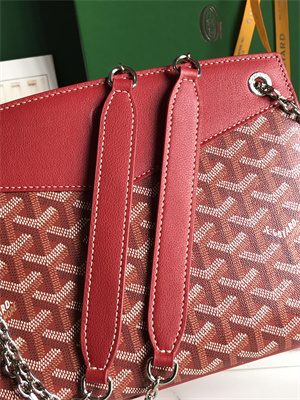 Go*ard rouette structure pm bag in Go*ardine canvas & chevroches calfskin