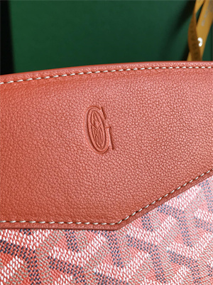 Go*ard rouette structure pm bag in Go*ardine canvas & chevroches calfskin