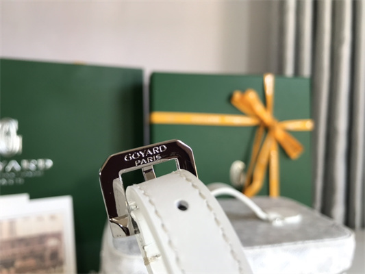 Go*ard muse vanity case in Go*ardine canvas & cervon calfskin