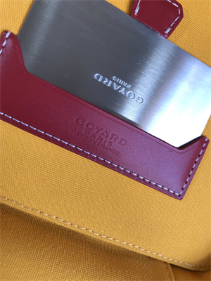 Go*ard muse vanity case in Go*ardine canvas & cervon calfskin