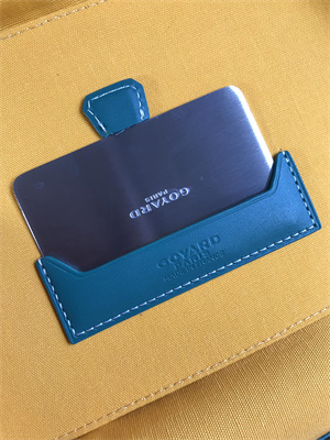 Go*ard muse vanity case in Go*ardine canvas & cervon calfskin