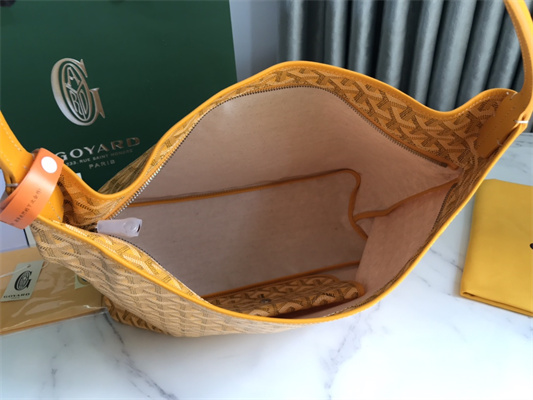 Go*ard bohème hobo bag Go*ardine canvas & chevroches calfskin