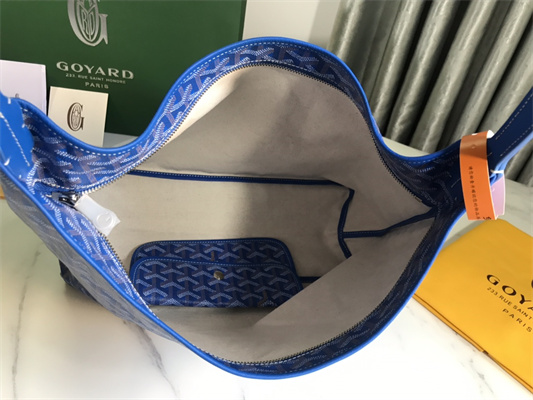 Go*ard bohème hobo bag Go*ardine canvas & chevroches calfskin