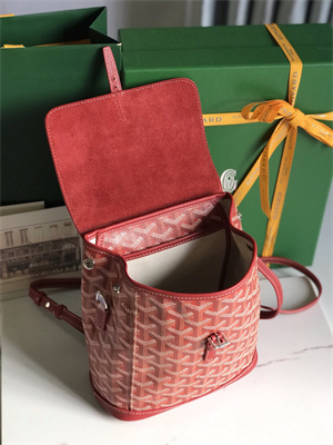 Go*ard alpin mini backpack Go*ardine canvas & chevroches calfskin