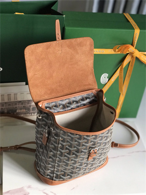 Go*ard alpin mini backpack Go*ardine canvas & chevroches calfskin