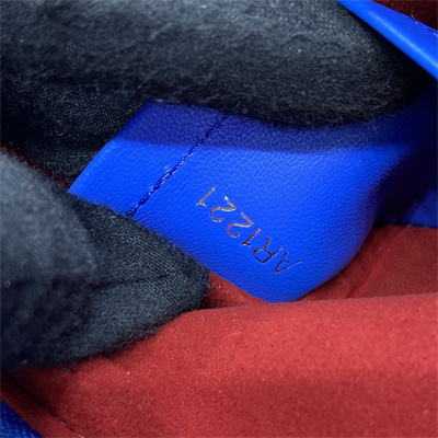 L.V Coussin Pochette Monogram Embossed Lambskin Blue M80743