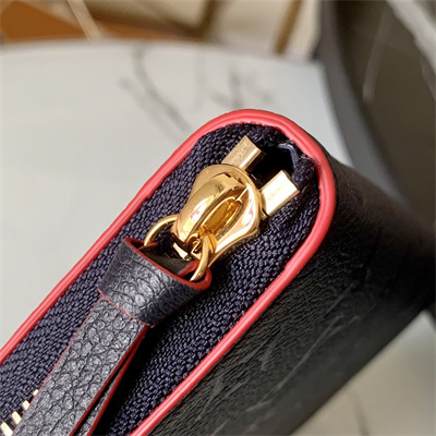 LV Clémence Wallet Monogram Empreinte Leather Navy M69415