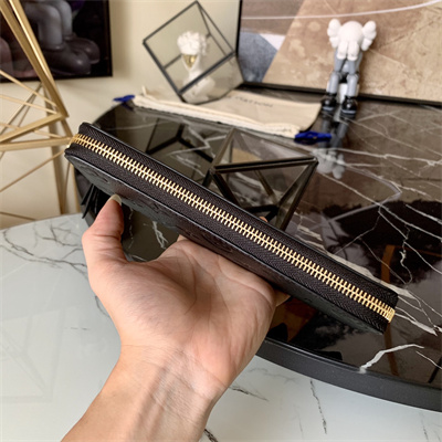 LV Clémence Wallet Monogram Empreinte Leather Black M60171