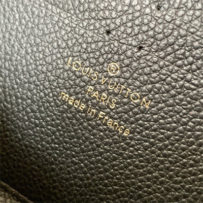 LV Clémence Wallet Monogram Empreinte Leather Black M60171