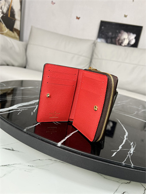 LV Lou Wallet Damier Ebene Canvas and Smooth Calfskin N81461