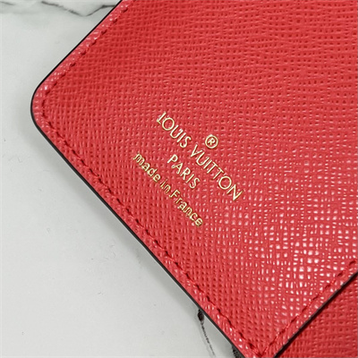 LV Lou Wallet Damier Ebene Canvas and Smooth Calfskin N81461