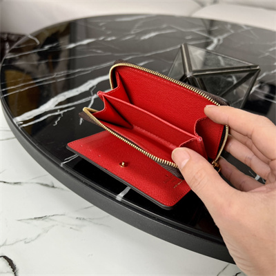 LV Lou Wallet Damier Ebene Canvas and Smooth Calfskin N81461