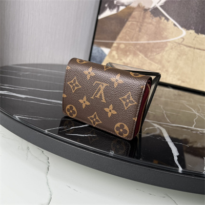 LV Lou Wallet Monogram Canvas and Smooth Calfskin M81875