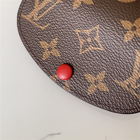 L.V Rosalie Coin Purse Monogram Canvas Inside Red M41939