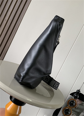 l0ew* anton sling bag in S*pple smooth calf and jacquard