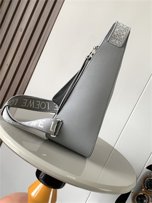 l0ew* anton sling bag in S*pple smooth calf and jacquard