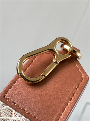 L0ew* anagram strap in jacquard and calfskin