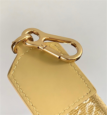 L0ew* anagram strap in jacquard and calfskin