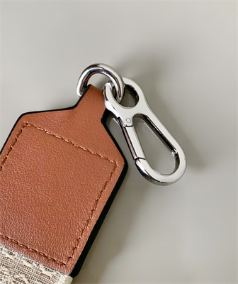 L0ew* anagram strap in jacquard and calfskin