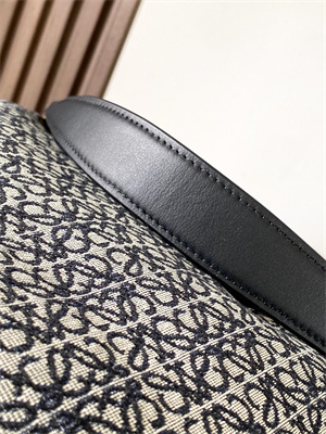 L0ew* luna bag in anagram jacquard and classic calfskin
