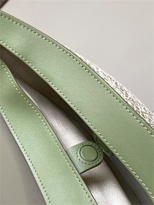 L0ew* luna bag in anagram jacquard and classic calfskin