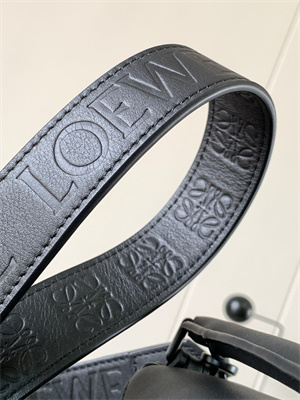 L0ew* mini puzzle bag in soft grained calfskin with wide strap