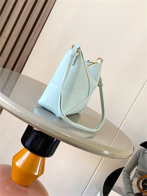 L0ew* puzzle fold pouch in shinny nappa calfskin