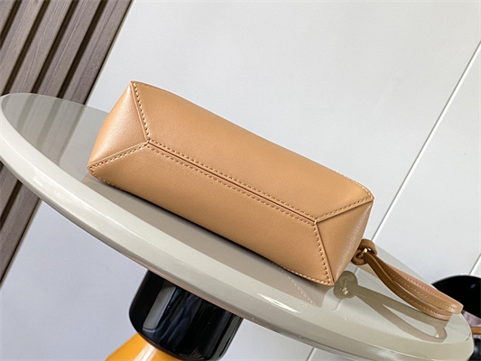 L0ew* puzzle fold pouch in shinny nappa calfskin