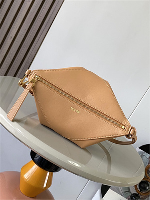 L0ew* puzzle fold pouch in shinny nappa calfskin