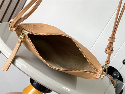 L0ew* puzzle fold pouch in shinny nappa calfskin