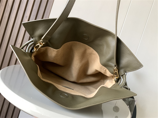 L0ew* medium flamenco clutch in nappa calfskin