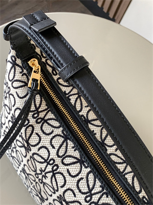 L0ew* cubi bag in anagram jacquard and calfskin