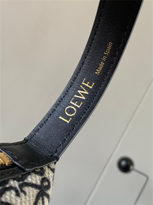 L0ew* cubi bag in anagram jacquard and calfskin