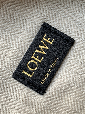 L0ew* cubi bag in anagram jacquard and calfskin