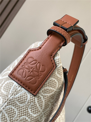 L0ew* cubi bag in anagram jacquard and calfskin