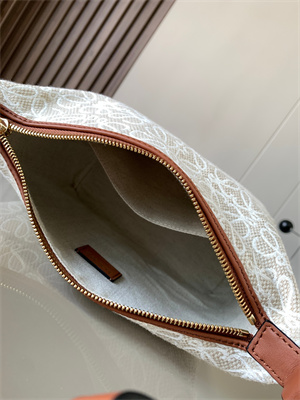 L0ew* cubi bag in anagram jacquard and calfskin