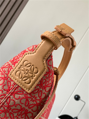 L0ew* cubi bag in anagram jacquard and calfskin