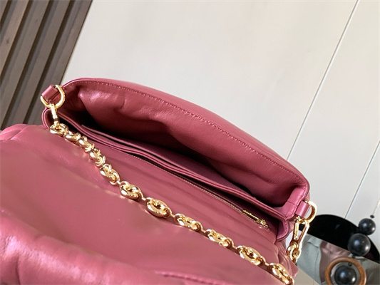 L0ew* mini puffer goya bag in shiny nappa lambskin