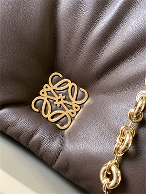 L0ew* mini puffer goya bag in shiny nappa lambskin