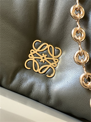 L0ew* mini puffer goya bag in shiny nappa lambskin