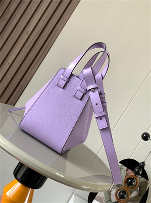 L0ew* compact hammock bag in soft grained calfskin