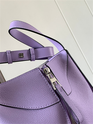 L0ew* compact hammock bag in soft grained calfskin