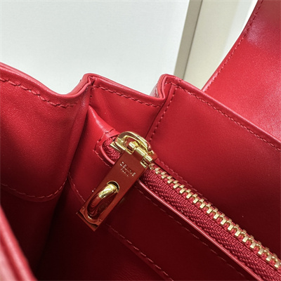 Ce**e small 16 bag in satined calfskin red
