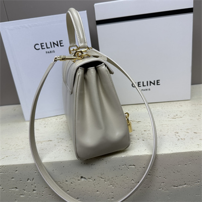 Ce**e small 16 bag in satined calfskin grey